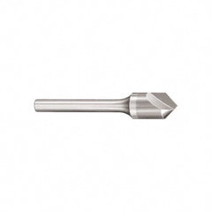 Countersink: 3/8" Head Dia, 60 ° Included Angle, 1 Flute, Alloy Steel, Right Hand Cut