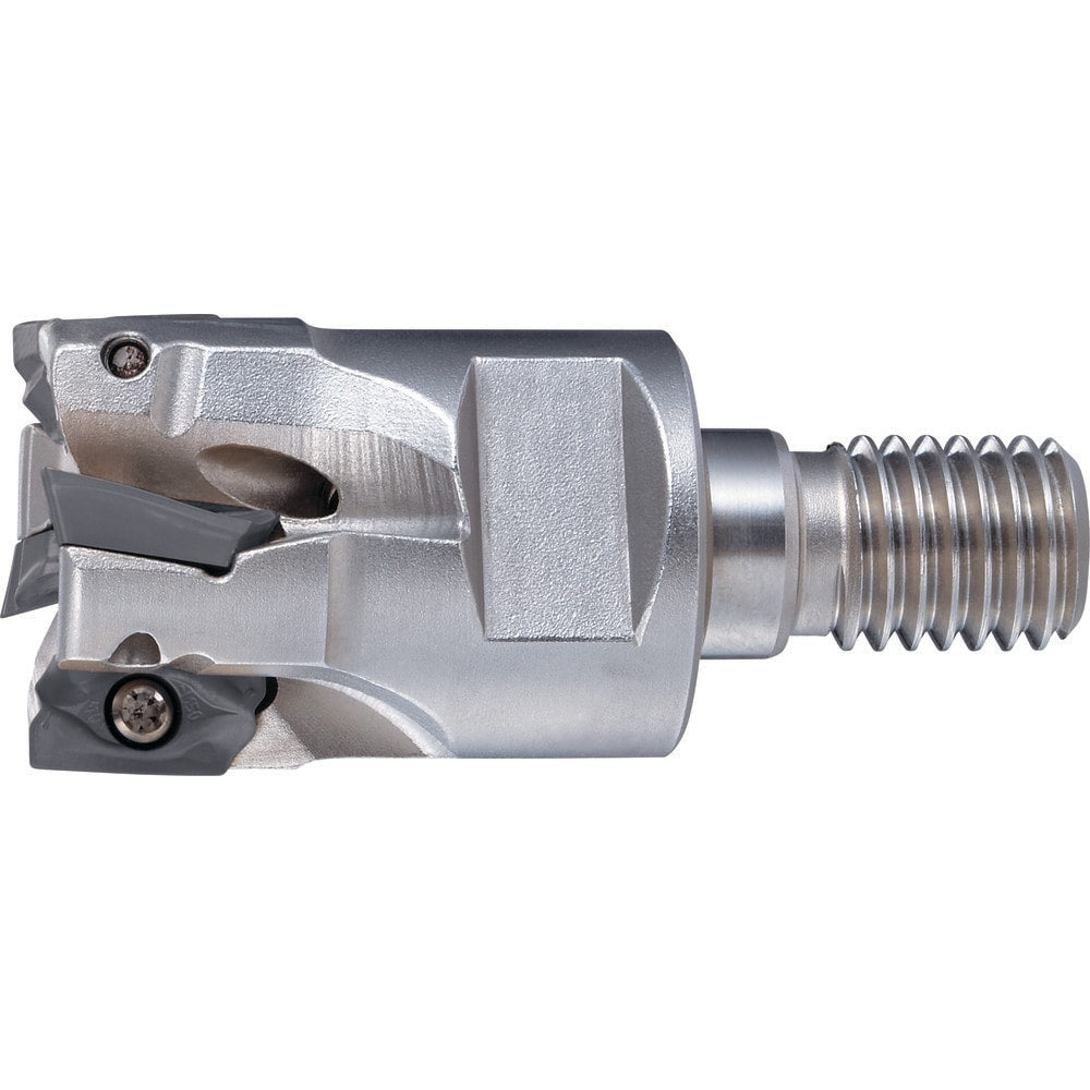 Indexable Square-Shoulder End Mill: PSE07R063ASF8-4, 0.6250'' Cut Dia, 0.2360'' Max Depth of Cut, M8 Modular Connection, Modular Connection Shank