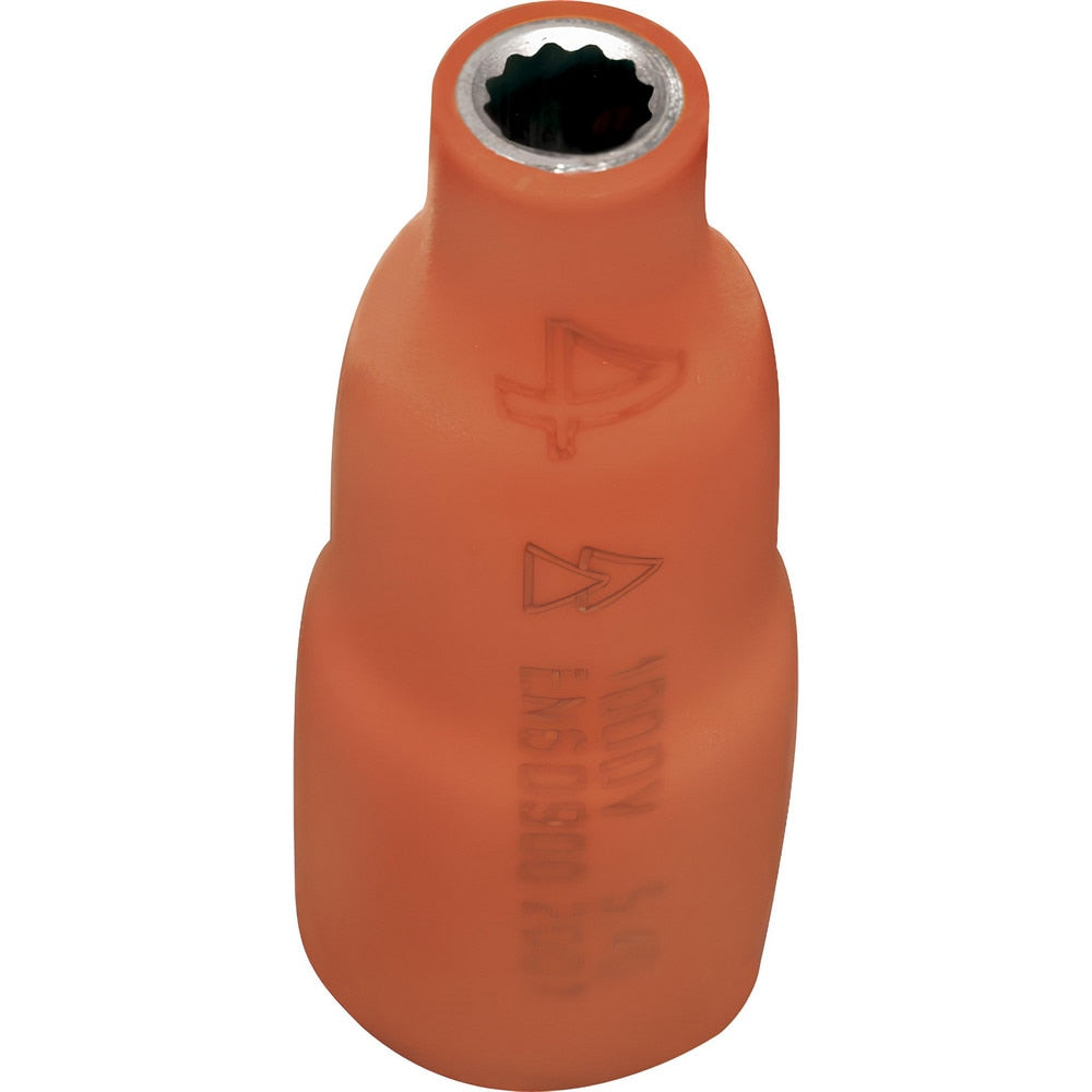Standard Hand Socket: 1/4" Drive, 7.00 mm Socket, 12-Point