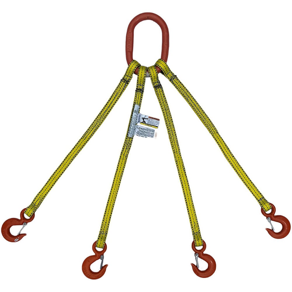 Bridle, Type 10 Web Sling: 20' Long, 1" Wide, Polyester