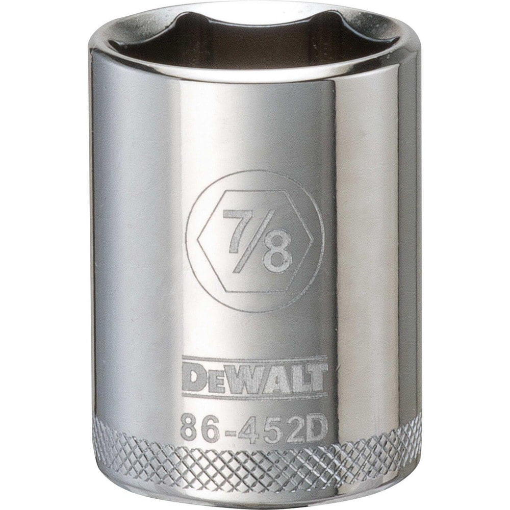 Standard Hand Socket: 1/2" Drive, 7/8" Socket, 6-Point