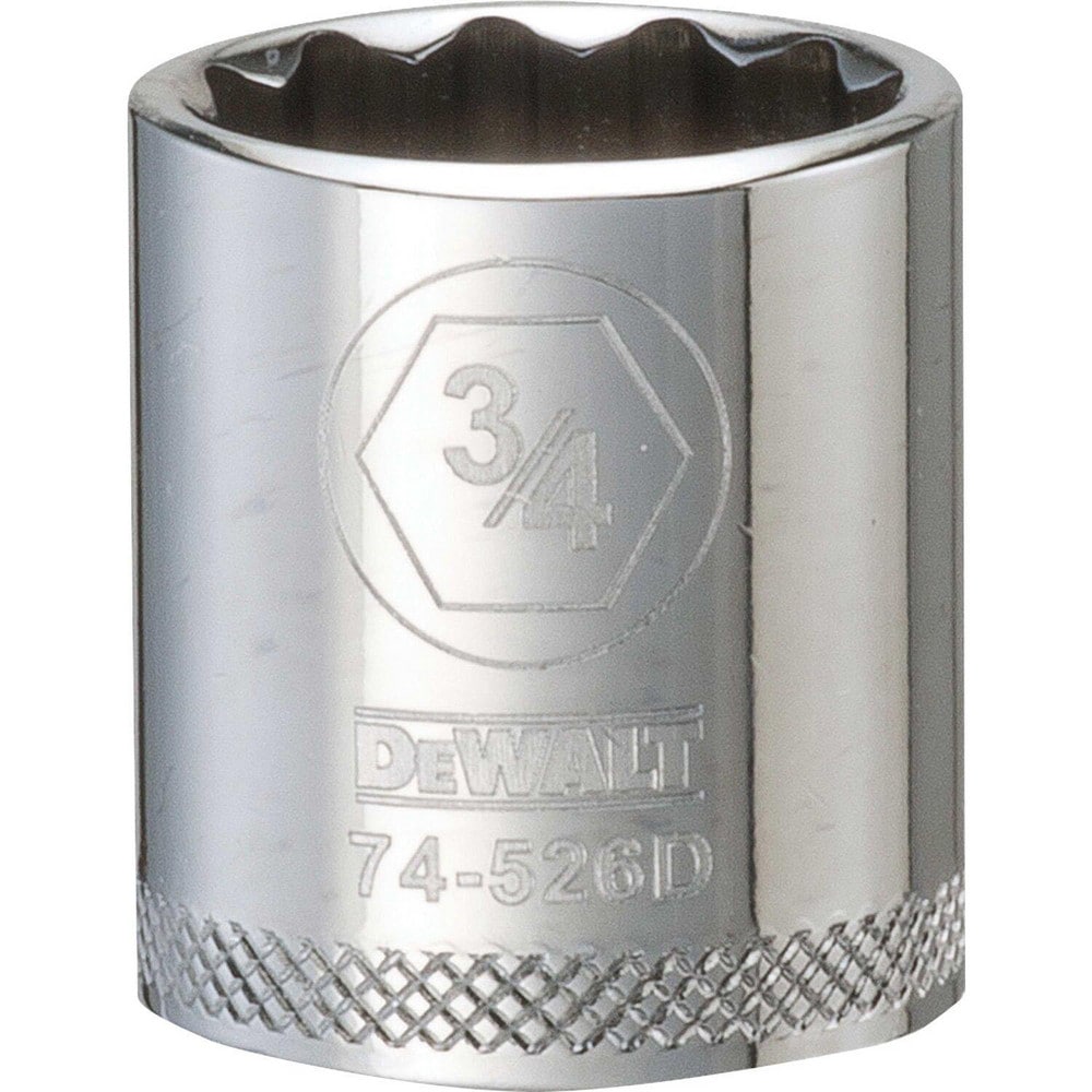 Standard Hand Socket: 3/8" Drive, 3/4" Socket, 12-Point