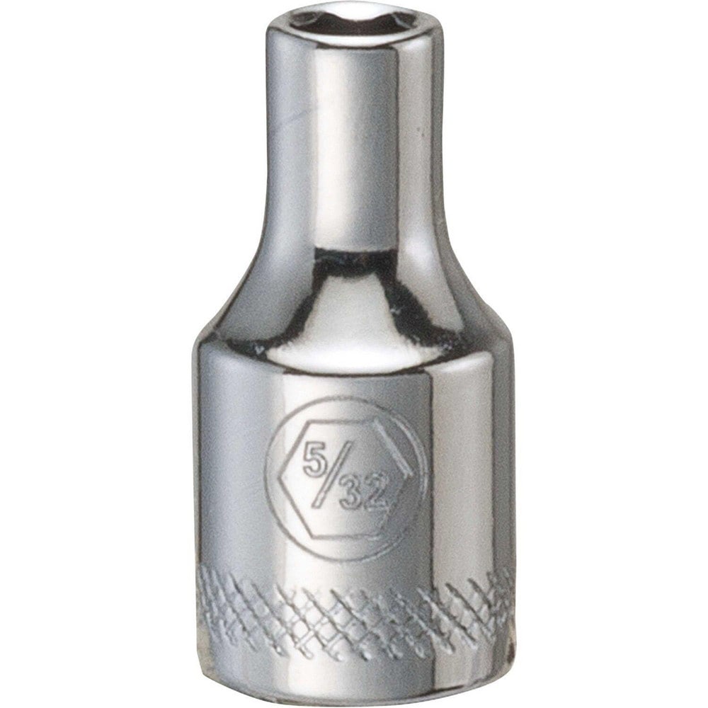 Standard Hand Socket: 1/4" Drive, 5/32" Socket, 6-Point