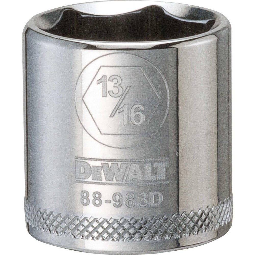 Standard Hand Socket: 3/8" Drive, 13/16" Socket, 6-Point