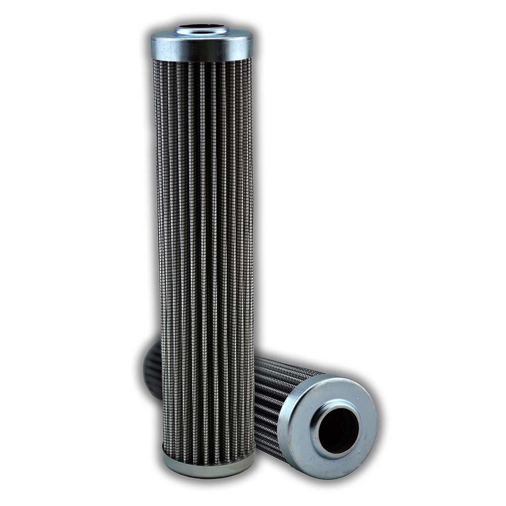 Replacement/Interchange Hydraulic Filter Element: Microglass, 10 µ