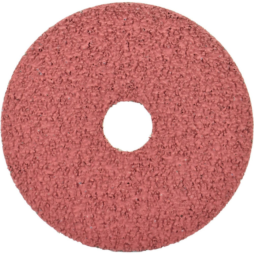 Fiber Disc: 4-1/2" Disc Dia, Arbor Hole, 80 Grit, Aluminum Oxide