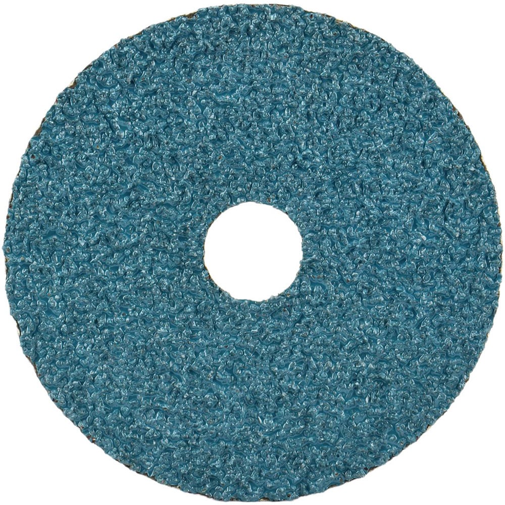 Fiber Disc: 4-1/2" Disc Dia, Arbor Hole, 120 Grit, Zirconia Alumina