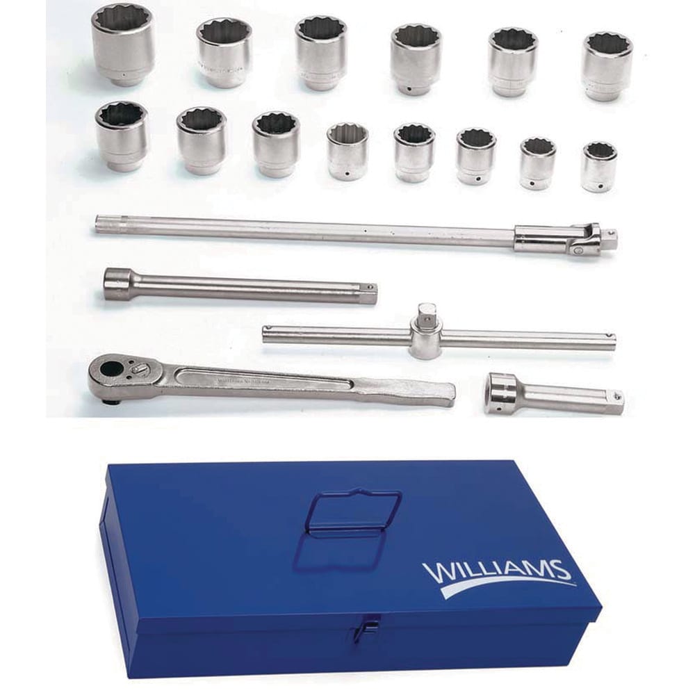 Shallow Socket Hand Socket: 1" Drive, 1-7/8" Socket, 12-Point
