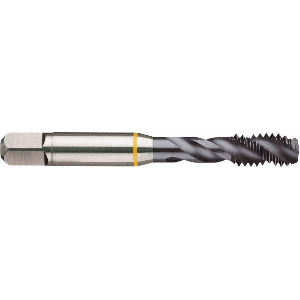 Spiral Flute Tap: UNF, 3 Flute, Modified Bottoming, 2B/3B Class of Fit, Cobalt, Ignator Finish