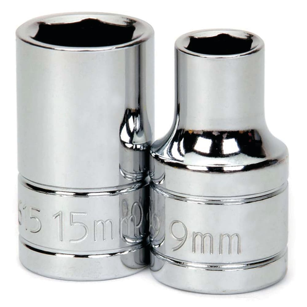 Standard Hand Socket: 1/2" Drive, 23.00 mm Socket, 6-Point