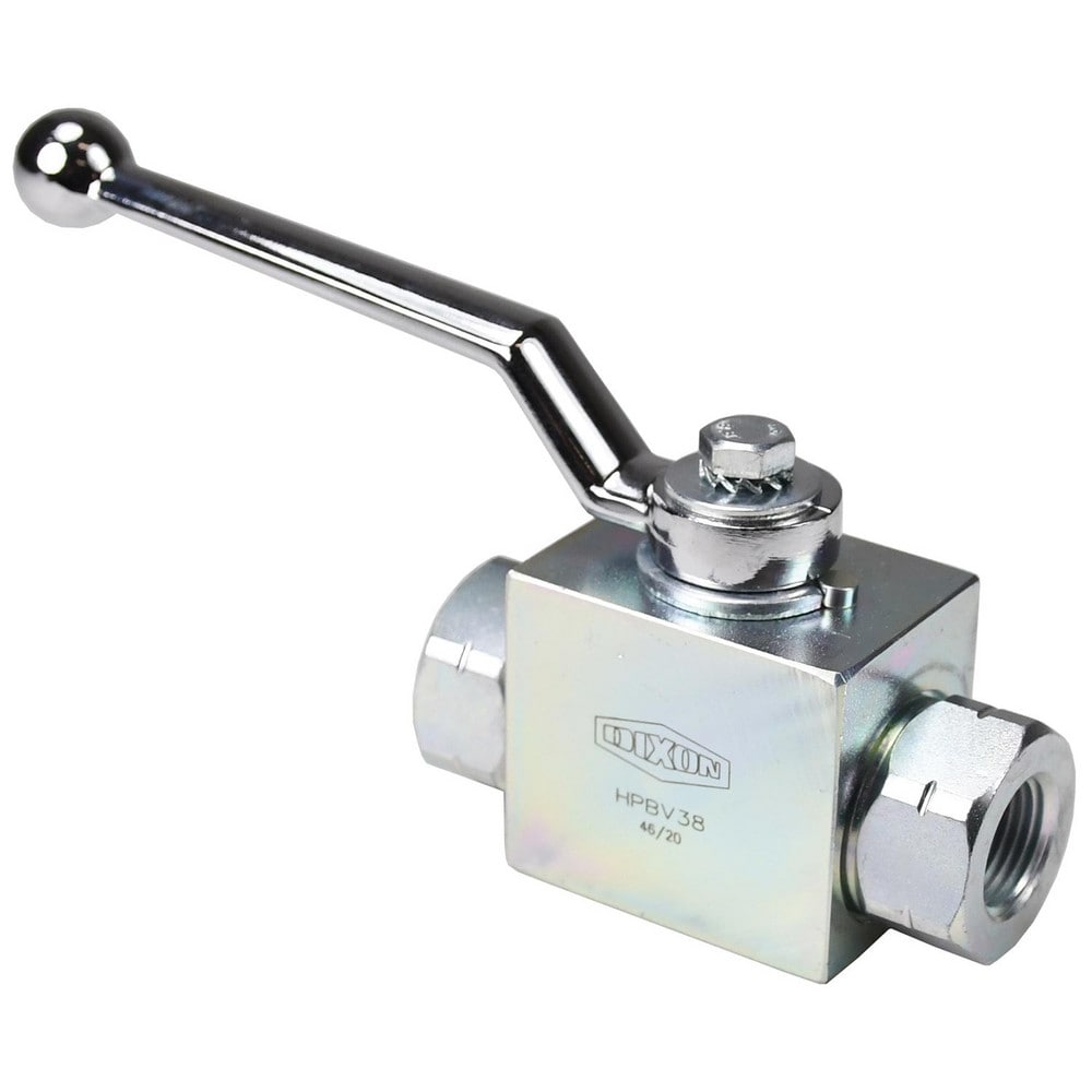 Full-Bore: 1-1/4" Pipe, Female x Female Port, Carbon Steel