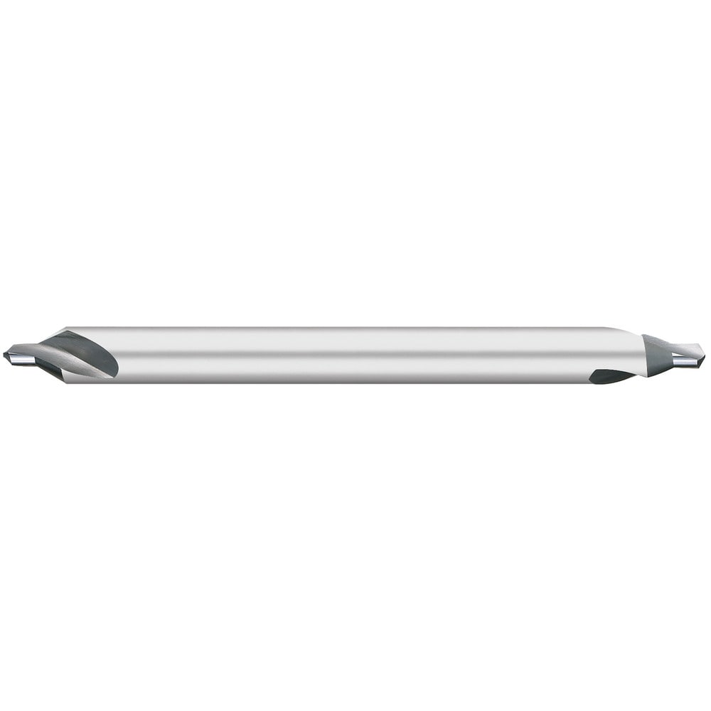 Combo Drill & Countersink: #5, 7/16" Body Dia, 118°, Solid Carbide