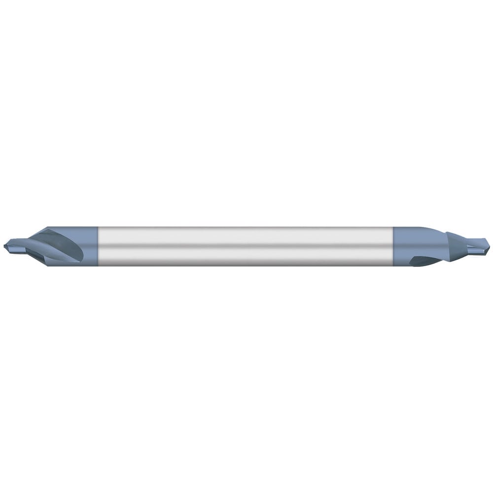 Combo Drill & Countersink: #5, 7/16" Body Dia, 118°, Solid Carbide
