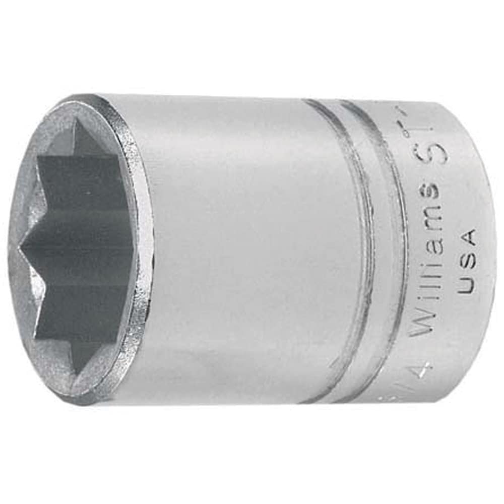 Standard Hand Socket: 1/2" Drive, 1" Socket, 8-Point