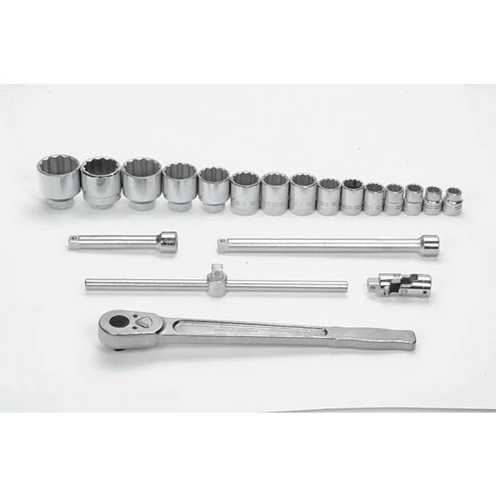 Standard Hand Socket: 3/4" Drive, 22.00 mm Socket, 12-Point