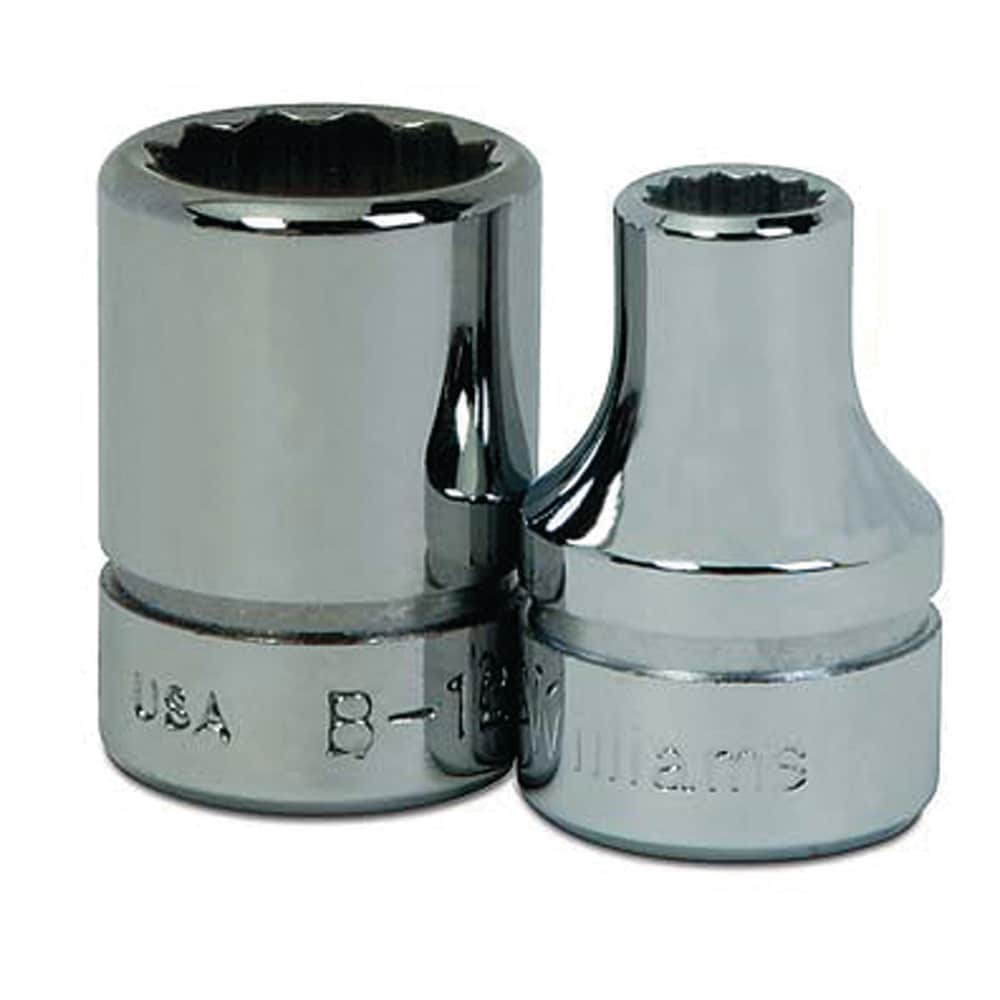 Standard Hand Socket: 3/8" Drive, 11/32" Socket, 12-Point