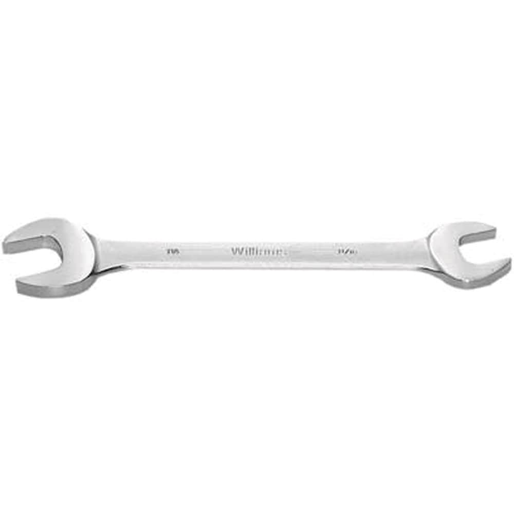 Open End Wrenches; Wrench Type: Open End Wrench; Tool Type: 3/4-x-7/8" SAE Double Head Open End Wrench; Head Type: Open End, Double End; Wrench Size: 3/4 x 7/8; Number Of Points: 12; Material: Steel; Finish: Satin, Chrome