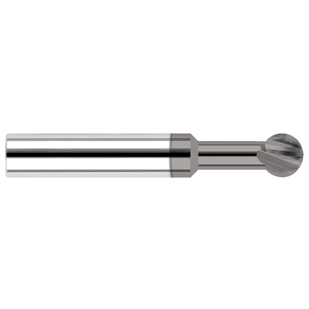 Undercutting End Mills; Mill Diameter (Decimal Inch): 0.5000; Mill Diameter (Inch): 1/2; Length Of Cut (Decimal Inch - 4 Decimals): 0.4270; Overall Length (Inch): 3; Radius: 0.2500; Number Of Flutes: 4; Neck Length (Decimal Inch): 1.0000; Neck Diameter (D