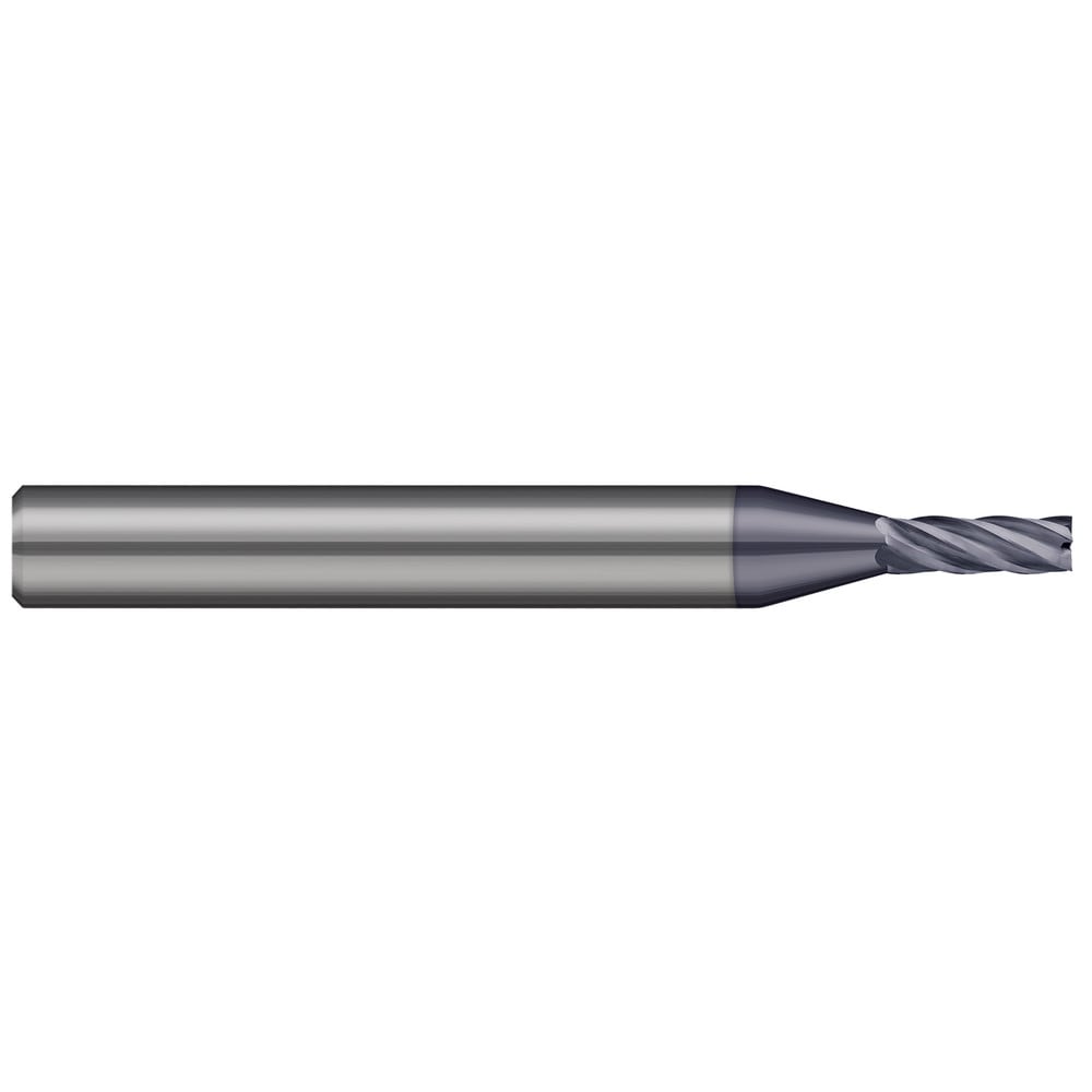 Square End Mill: 1/32" Dia, 3/32" LOC, 5 Flute, Solid Carbide
