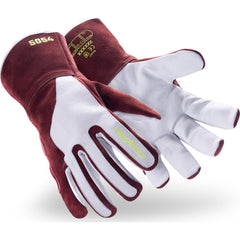 Welding Gloves: HeatArmor™ Size 2X-Large, Goatskin Leather, Pair, for MIG