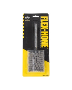 2 1/4″ Bore Diameter × 3″ Hone Length × 8″ Overall Length, 320 Grit, Aluminum Oxide - Standard Duty Flex-Hone