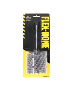 3″ Bore Diameter × 3″ Hone Length × 8″ Overall Length, 120 Grit, Aluminum Oxide - Standard Duty Flex-Hone