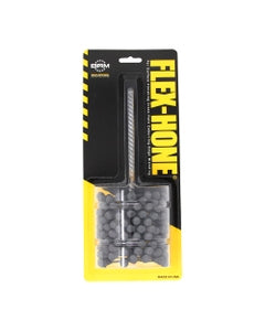 2 5/8″ Bore Diameter × 3″ Hone Length × 8″ Overall Length, 180 Grit, Boron Carbide - Standard Duty Flex-Hone