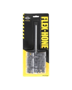 2 3/4″ Bore Diameter × 3″ Hone Length × 8″ Overall Length, 20 Grit, Silicon Carbide - Standard Duty Flex-Hone