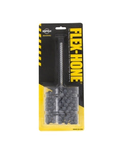 2 5/8″ Bore Diameter × 3″ Hone Length × 8″ Overall Length, 80 Grit, Zirconia Alumina #1525 - Standard Duty Flex-Hone