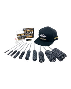 0.250″-2.00″ Bore Diameter x Hone Length x Overall Length, 120 Grit, Aluminum Oxide - Flex-Hone Kit