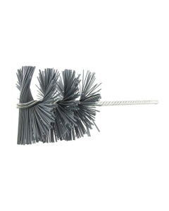 5″ Diameter × 120 Grit, 14″ OAL, Silicon Carbide, Rectangular Filament Abrasive Nylon Brushes