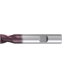Chamfer End Mill; 2.8 mm Dia. × 4 mm LOC × 6 mm Shank Dia. × 50 mm OAL ; 2 FL ; Carbide ; AlTiN ; Series 2511A