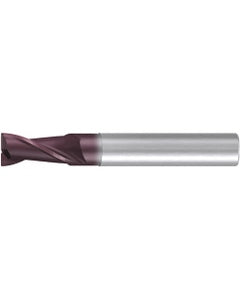 Square End Mill; 20 mm Dia. × 32 mm LOC × 20 mm Shank Dia. × 104 mm OAL ; 2 FL ; Carbide ; AlTiN ; Series 2512A