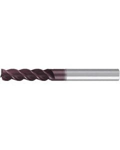 Square End Mill; 3 mm Dia. × 9 mm LOC × 6 mm Shank Dia. × 62 mm OAL ; 3 FL ; Carbide ; AlTiN ; Series 2520A