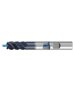 Corner Radius End Mill; 8 mm Dia. × 19 mm LOC × 8 mm Shank Dia. × 68 mm OAL ; 4 FL ; Carbide ; AlTiN ; 1 mm R ; Series Jet-Cut