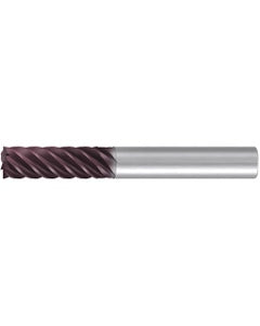 Square End Mill; 6 mm Dia. × 18 mm LOC × 6 mm Shank Dia. × 62 mm OAL ; 6 FL ; Carbide ; AlTiN ; Series 2524A