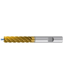 Square End Mill; 6 mm Dia. × 24 mm LOC × 6 mm Shank Dia. × 68 mm OAL ; 4 FL ; Carbide ; TiAlN+TiN ; Series 2541TZ