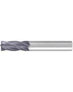 Square End Mill; 1/4″ Dia. × 3/4″ LOC × 1/4″ Shank Dia. × 2-1/2″ OAL ; 5 FL ; Carbide ; AlCr ; Series Top-Cut VAR