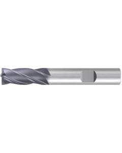 Chamfer End Mill; 1/2″ Dia. × 1″ LOC × 1/2″ Shank Dia. × 3-1/4″ OAL ; 4 FL ; Carbide ; AlCr ; Series 2995L