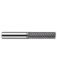 1/4″ Cutting Dia. × 1/4″ Shank Dia. × 3/4″ LOC × 2-1/2″ OAL, 6 Flute, Carbide, Polychrom, Square Endmill, E-Cut