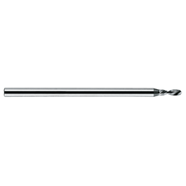 2.6 mm Dia. × 3 mm Shank Dia. × 25 mm OAL × 4.6 mm Flute Length, 120 Degrees, 2 Flute, HSS-E, Micro Drill