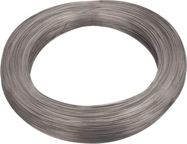 Value Collection - 5 Gage, 0.014 Inch Diameter x 1,913 Ft. Long, High Carbon Steel, Tempered Music Wire Coil - ASTM A228, 1 Lb. Shipping Weight - Benchmark Tooling