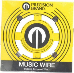 Value Collection - 26 Gage, 0.063 Inch Diameter x 95 Ft. Long, High Carbon Steel, Tempered Music Wire Coil - ASTM A228, 1 Lb. Shipping Weight - Benchmark Tooling
