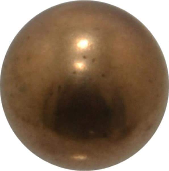 Value Collection - 5/16 Inch Diameter Brass Ball - 0.0002 Inch Sphericity, Grade 200, 75 to 87 B Hardness - Benchmark Tooling