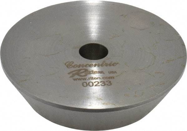 Concentric - 1-3/4 to 2.33" Point Diam, Hardened Tool Steel Lathe Bell Head Point - Compatible with Live Centers - Benchmark Tooling
