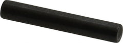 Holo-Krome - 4mm Diam x 25mm Pin Length Grade 8 Alloy Steel Standard Dowel Pin - Black Luster Finish, C 60 (Surface) & C 50-58 Hardness, 1 Beveled & 1 Rounded End - Benchmark Tooling