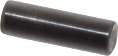 Holo-Krome - 5mm Diam x 16mm Pin Length Grade 8 Alloy Steel Standard Dowel Pin - Black Luster Finish, C 60 (Surface) & C 50-58 Hardness, 1 Beveled & 1 Rounded End - Benchmark Tooling