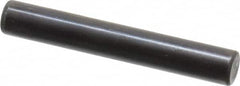 Holo-Krome - 6mm Diam x 40mm Pin Length Grade 8 Alloy Steel Standard Dowel Pin - Black Luster Finish, C 60 (Surface) & C 50-58 Hardness, 1 Beveled & 1 Rounded End - Benchmark Tooling