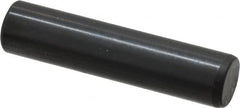 Holo-Krome - 8mm Diam x 35mm Pin Length Grade 8 Alloy Steel Standard Dowel Pin - Black Luster Finish, C 60 (Surface) & C 50-58 Hardness, 1 Beveled & 1 Rounded End - Benchmark Tooling