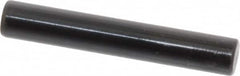 Holo-Krome - 8mm Diam x 50mm Pin Length Grade 8 Alloy Steel Standard Dowel Pin - Black Luster Finish, C 60 (Surface) & C 50-58 Hardness, 1 Beveled & 1 Rounded End - Benchmark Tooling